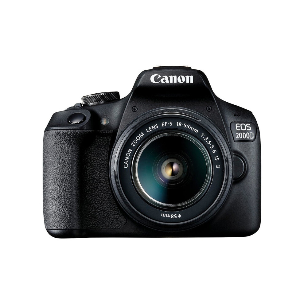 Used Canon EOS 2000D DSLR Camera & EF-S 18-55mm IS II Lens Kit 